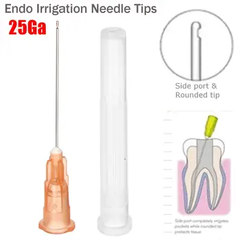 100buc/sac dentare endoscop curățare ac de 25G/27G/30GA sfârșitul tip închis orificiu lateral endoscop seringă igienă orală îngrijire materi