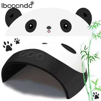 36W Panda UV Lampa LED pentru unghii Unghii Uscător de Manichiura Lămpi de Lumină Dublă Auto Motion Uscător de Întărire Gel Lac de unghii cu 3 Cronometre