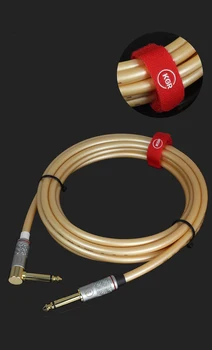 6N OCC singur cristal cupru linie de chitara instrument de linie de chitara electrica cablu febra de reducere a zgomotului de protectie