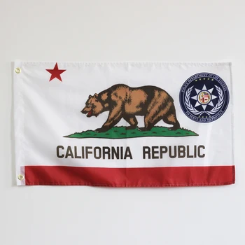 California Drapelul de Stat cu Scutul de la Los Angeles Departamentul de Poliție LAPD statele UNITE ale americii 3x5ft 150x90cm steagul personalizat