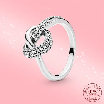 Inel Argint Iubesc 925 Spumante CZ inel pentru Cuplu de nunta bijuterii inel Potrivit Pentru Femei moda bijuterii cadou