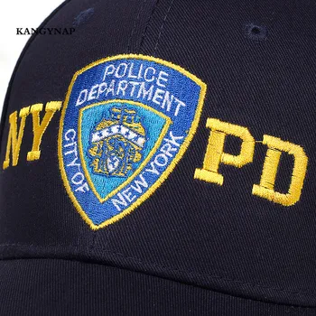 [KAGYNAP] 2020 Noua Moda de Poliție Șapcă de Baseball Broderie Camionagiu Bărbați Femei snapback Pălării în aer Liber